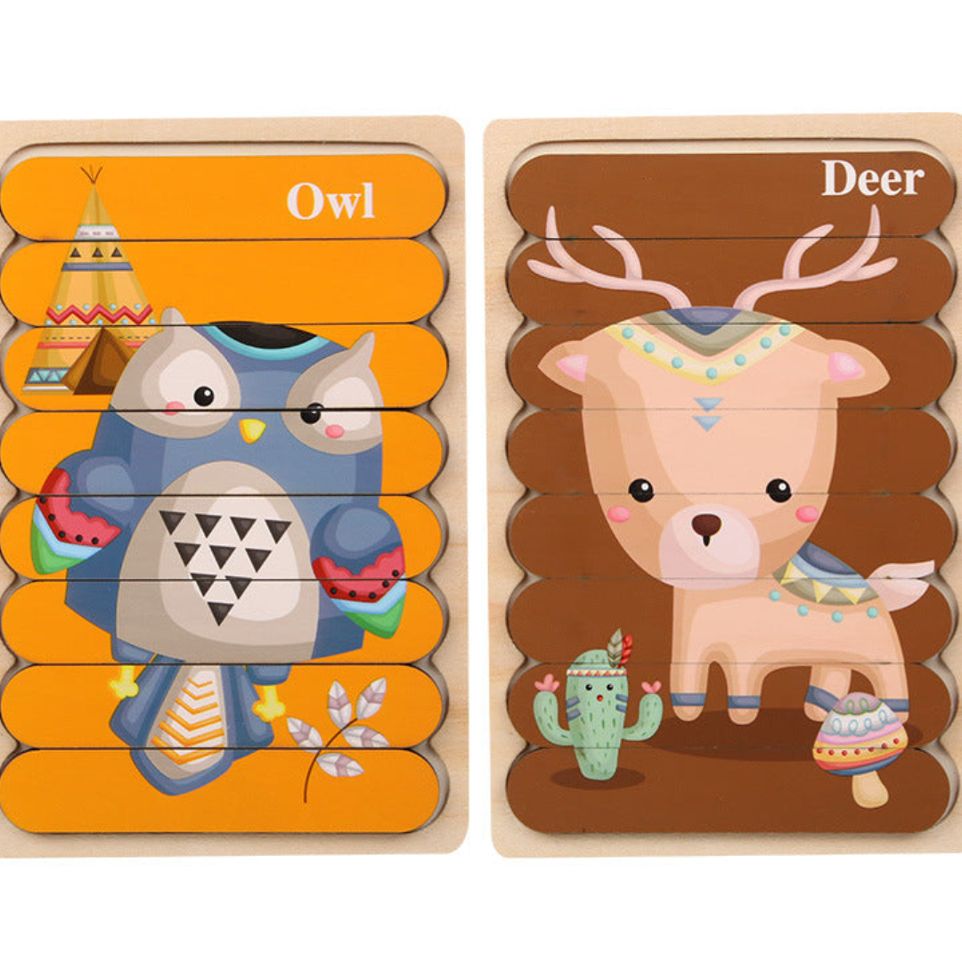 Educational Wood Learning Puzzle