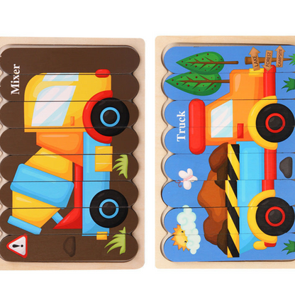 Educational Wood Learning Puzzle