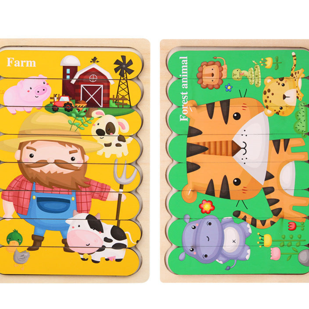 Educational Wood Learning Puzzle