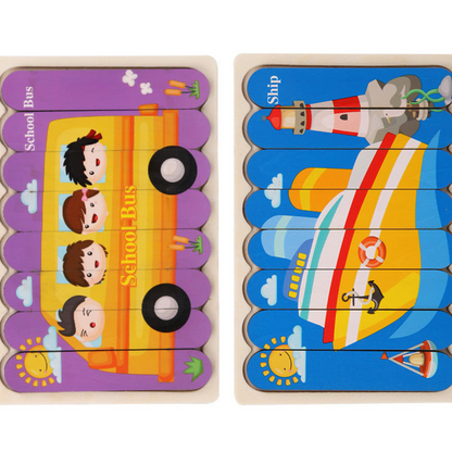 Educational Wood Learning Puzzle
