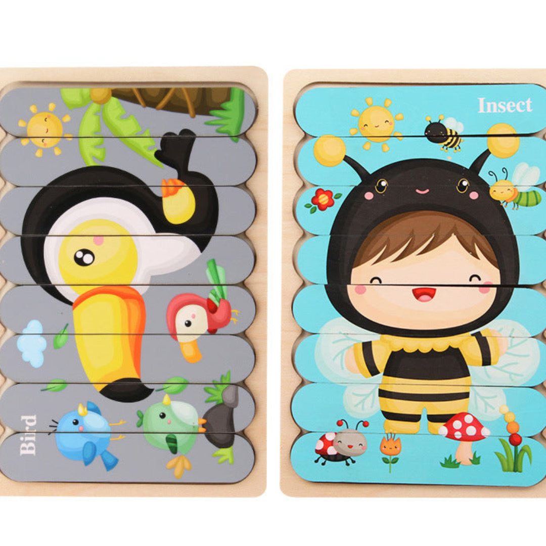 Educational Wood Learning Puzzle