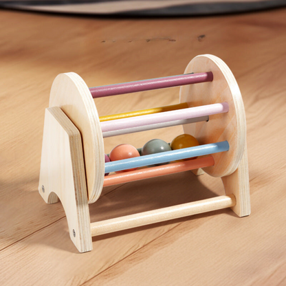 Educational Wood Toy Storage Box