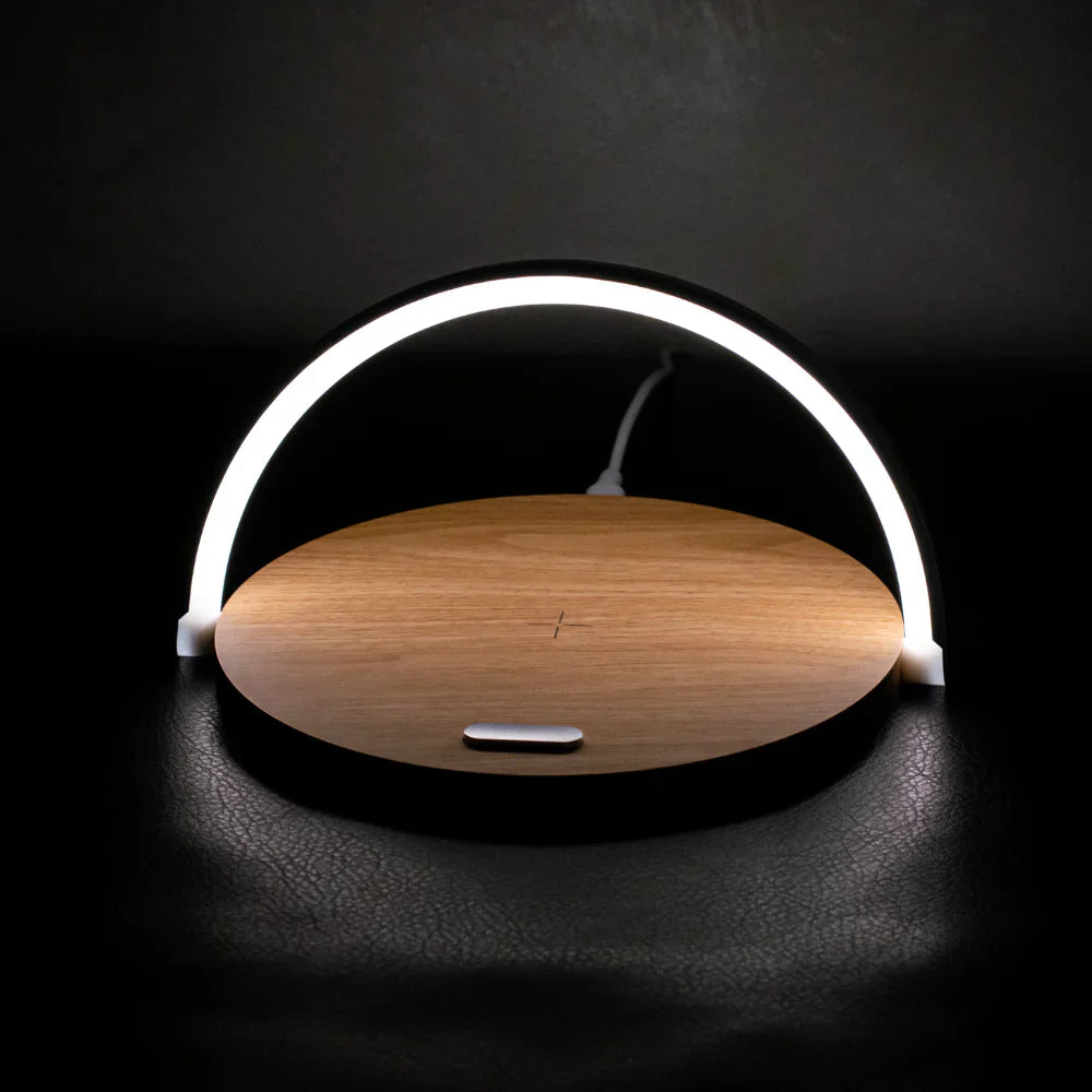 3-in-1 Portable LED Desk Lamp with Wireless Charger - Yeezlab