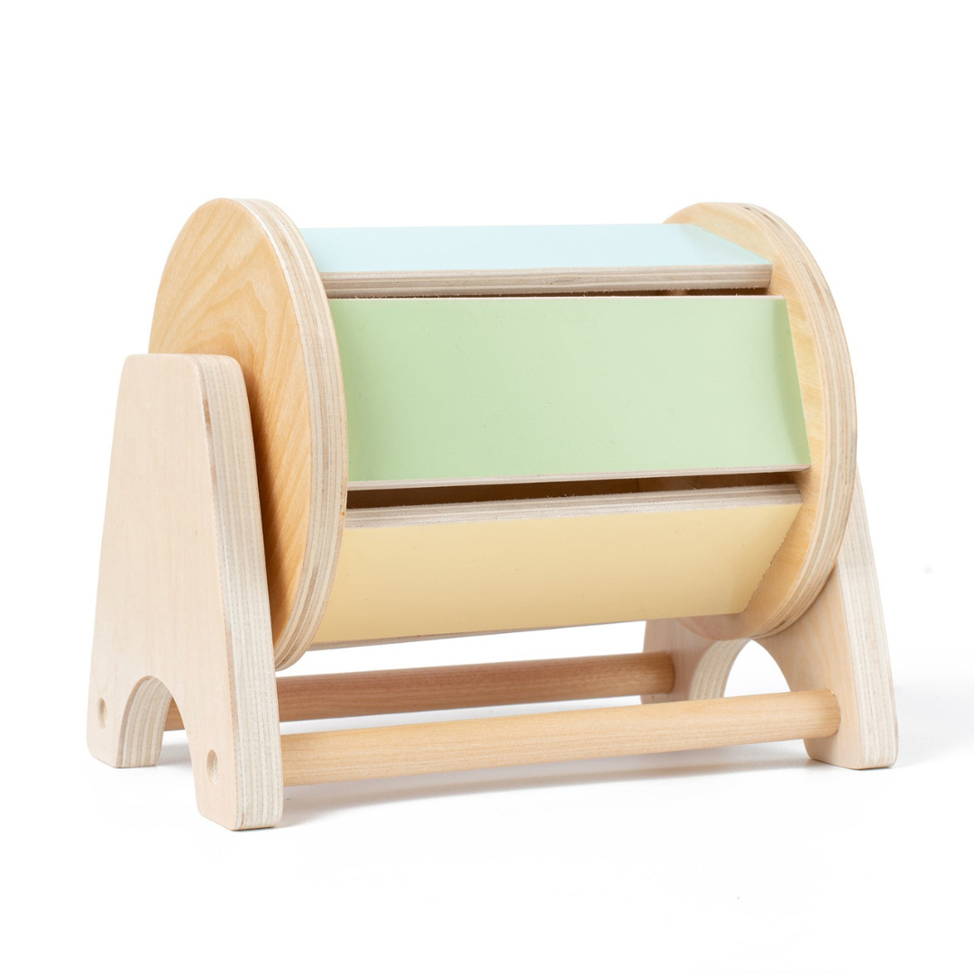 Educational Wood Toy Storage Box