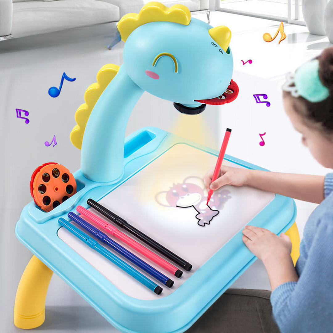 Artistic LED Drawing Table with Built-in Projector - Yeezlab