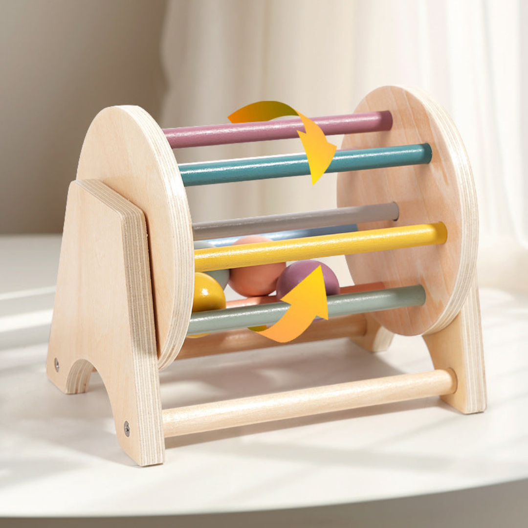 Educational Wood Toy Storage Box