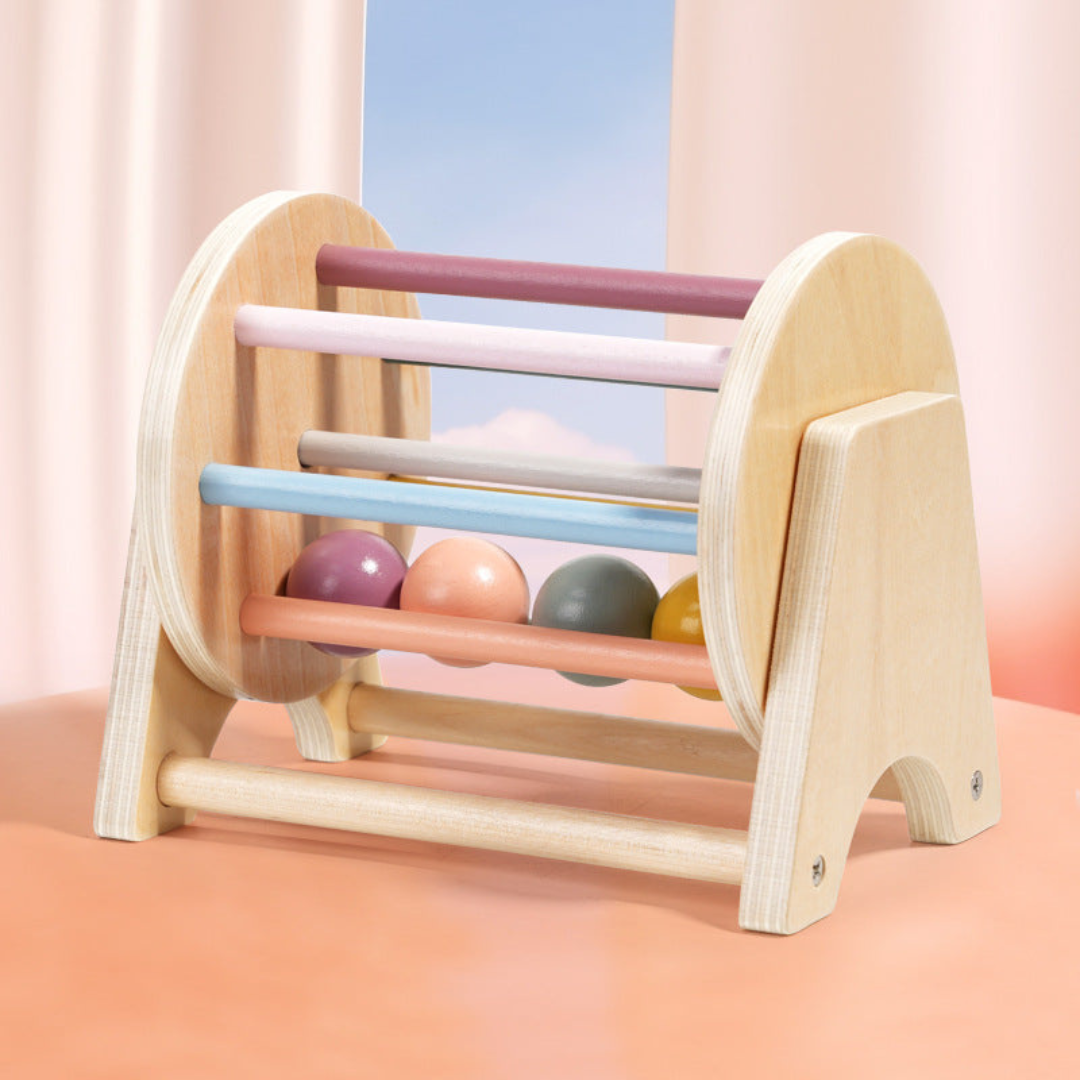 Colorful Wooden Music Carousel Toy for Kids