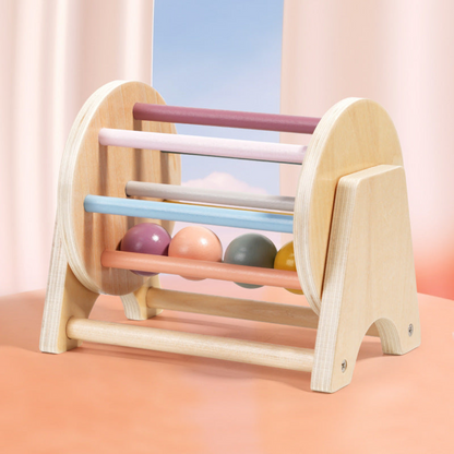 Educational Wood Toy Storage Box