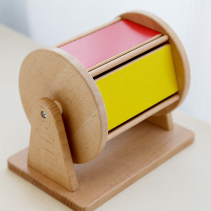 Educational Wood Toy Storage Box
