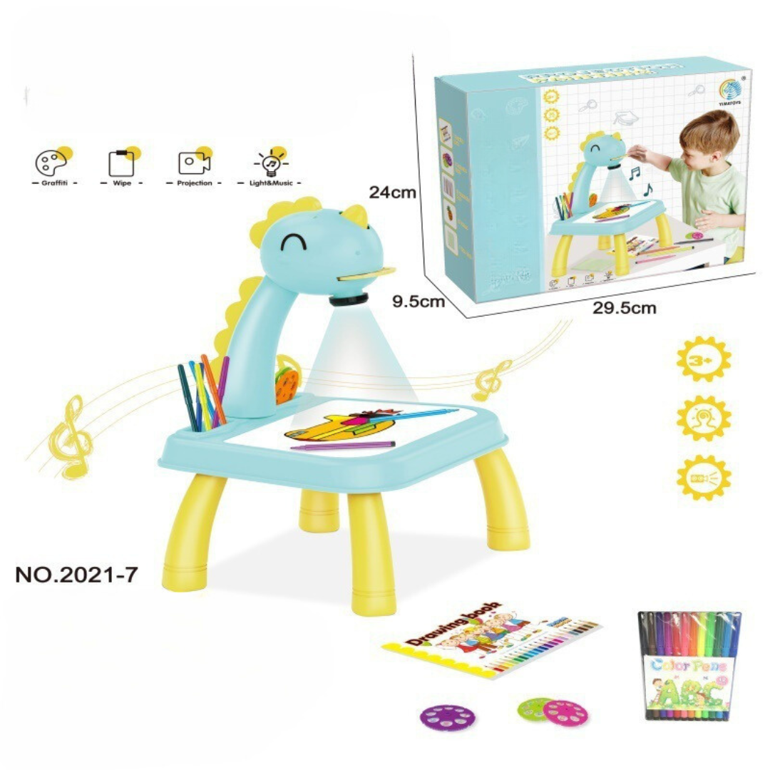 Artistic LED Drawing Table with Built-in Projector