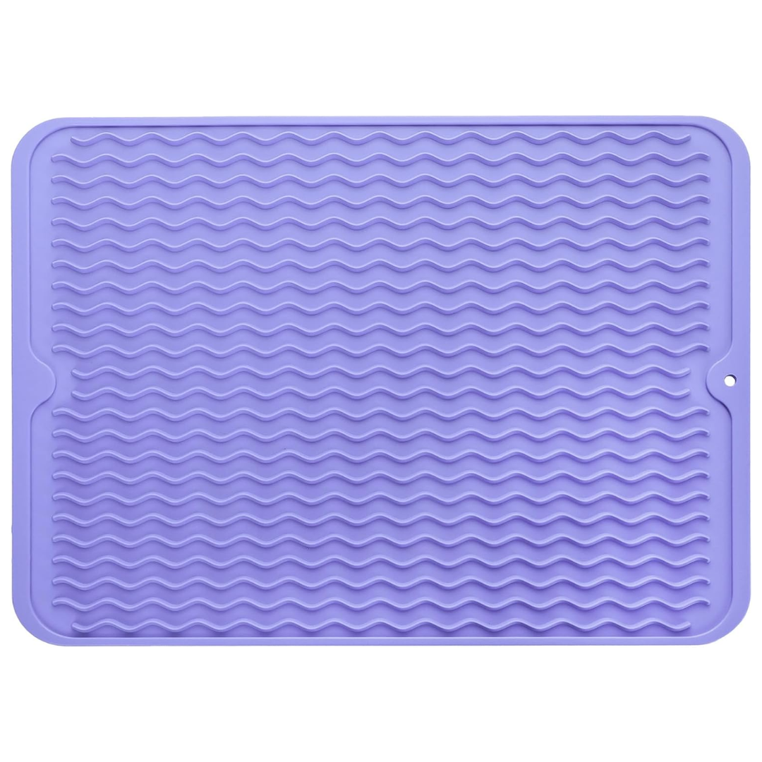 Durable Silicone Kitchen Mat, Heat Resistant & Easy Clean