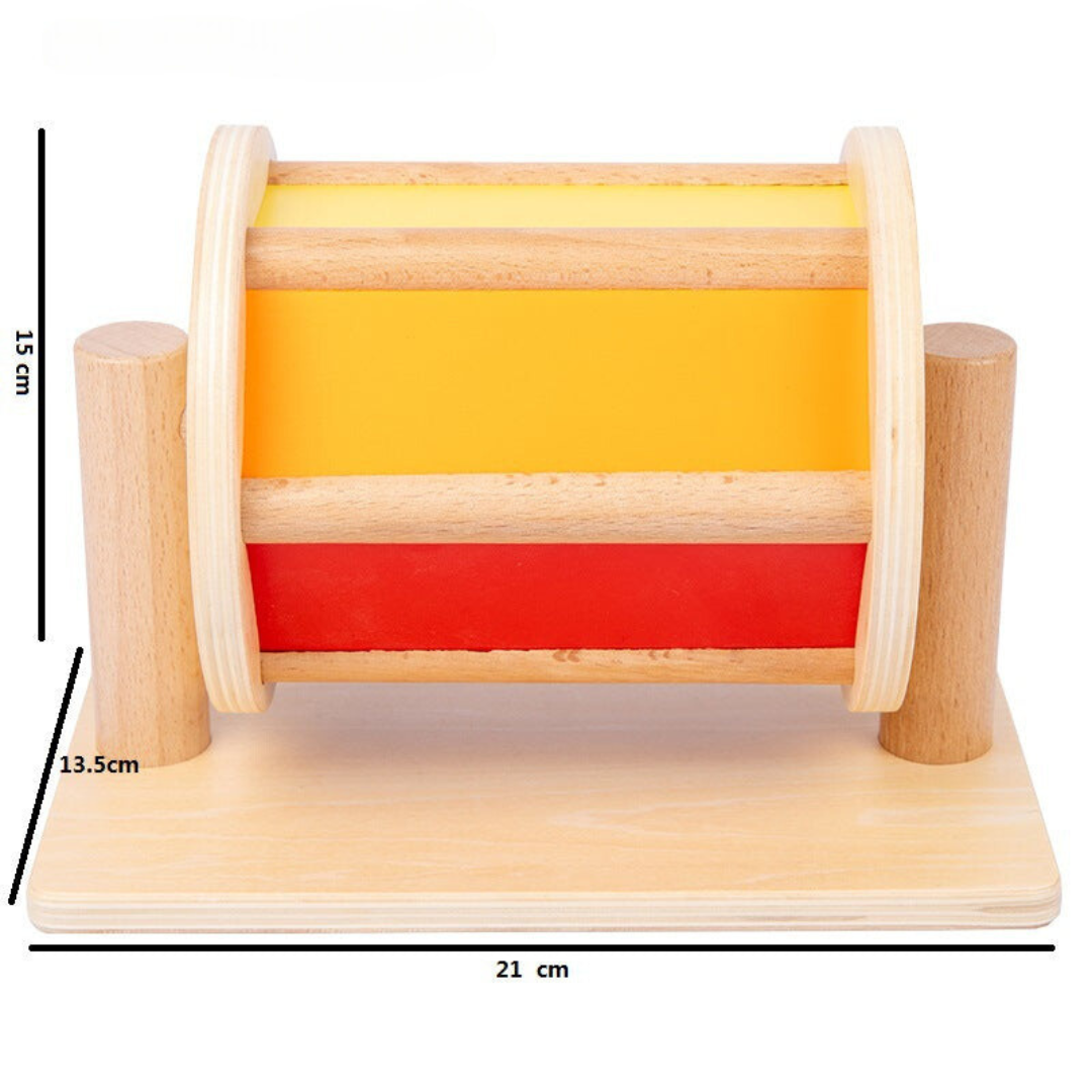 Educational Wood Toy Storage Box
