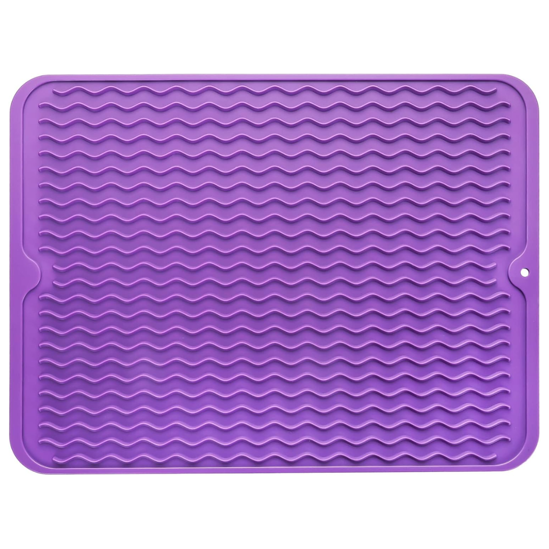 Durable Silicone Kitchen Mat, Heat Resistant & Easy Clean