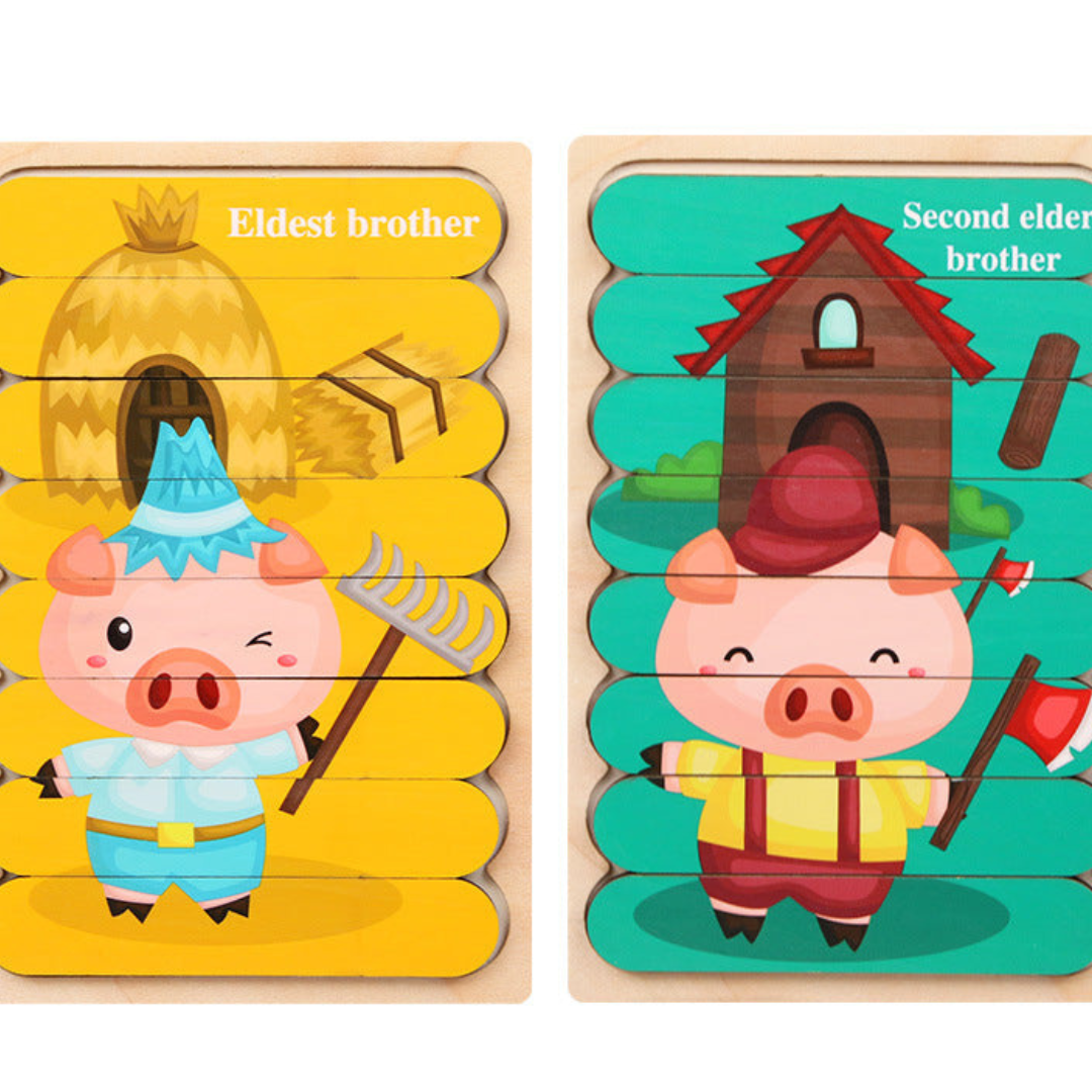 Educational Wood Learning Puzzle