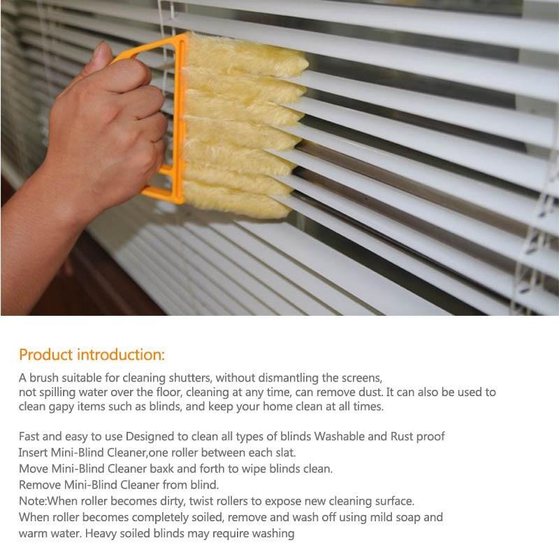 Practical Window Cleaning Brush with Extendable Duster
