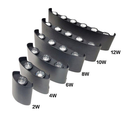Stylish LED Wall Light Waterproof Indoor Outdoor Use