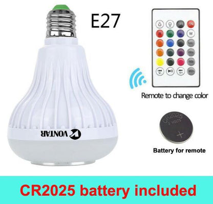 Wi-Fi LED Bulb with Bluetooth Wireless Speaker
