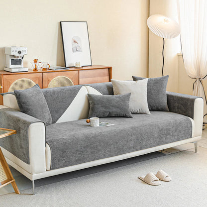 Pet Friendly Fleece Sofa Covers Scratch Resistant