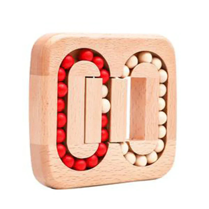 Wooden Sensory Beads for Kids Fine Motor Skills - Yeezlab