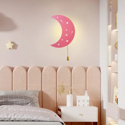 Contemporary Moon Wall Light Fixture