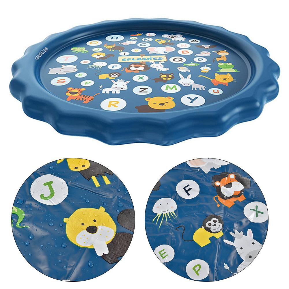 Fun Kids Water Play Mat with Colorful Ocean Designs