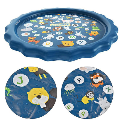 Fun Kids Water Play Mat with Colorful Ocean Designs