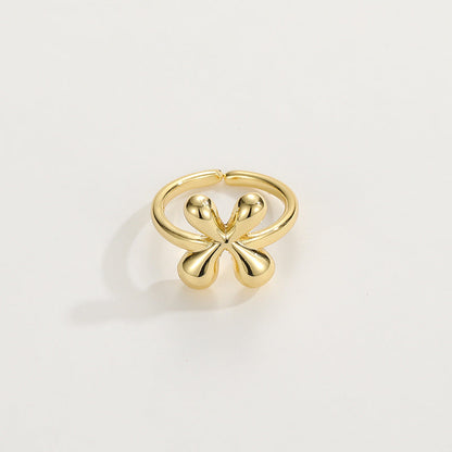 Fashionable Alphabet Initial Ring