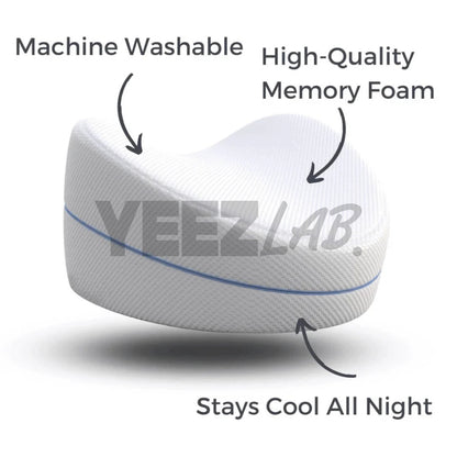 YeezLab™ Orthopedic Knee Pillow for Side Sleepers – Enhance Comfort and Spinal Alignment