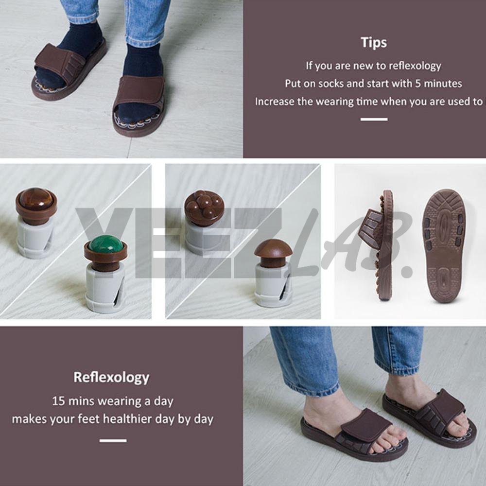 YeezLab™ Acupressure Massage Slippers – Relieve Foot Pain & Boost Circulation