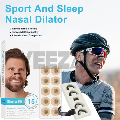YeezLab™ Magnetic Nasal Dilator – Anti-Snoring & Breathing Relief Strips for Sleep & Sports