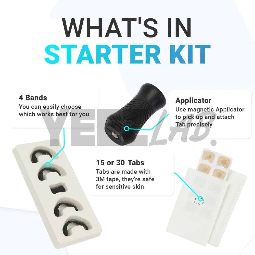 YeezLab™ Magnetic Nasal Dilator – Anti-Snoring & Breathing Relief Strips for Sleep & Sports