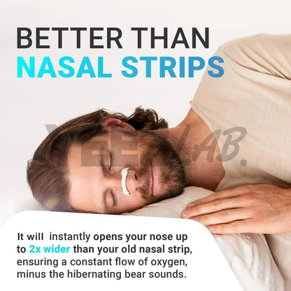 YeezLab™ Magnetic Nasal Dilator – Anti-Snoring & Breathing Relief Strips for Sleep & Sports