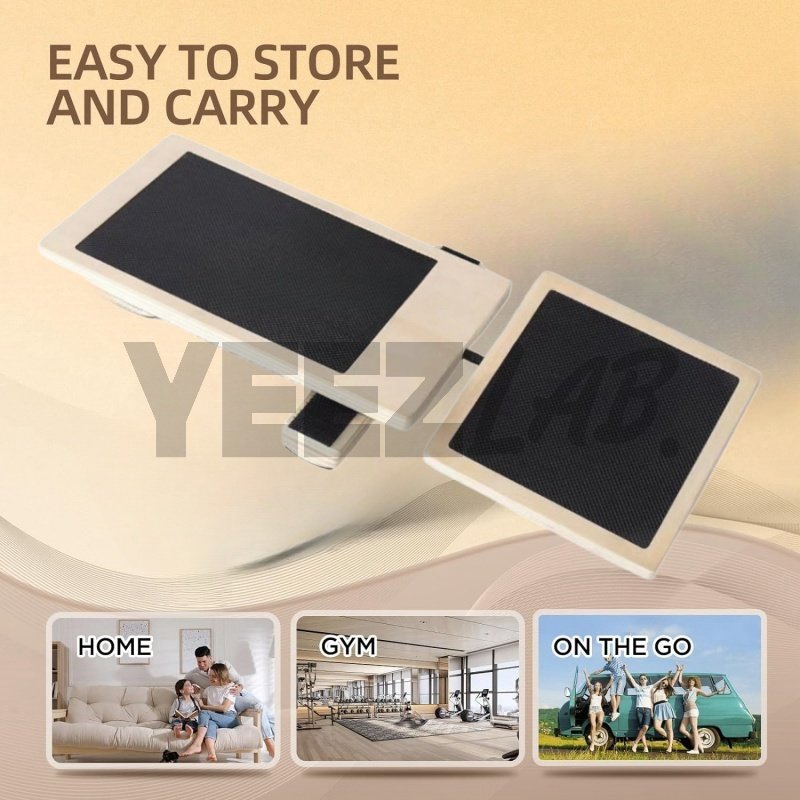 YeezLab™ Single Leg Balance Board – Wooden Ankle Strengthener & Stability Trainer