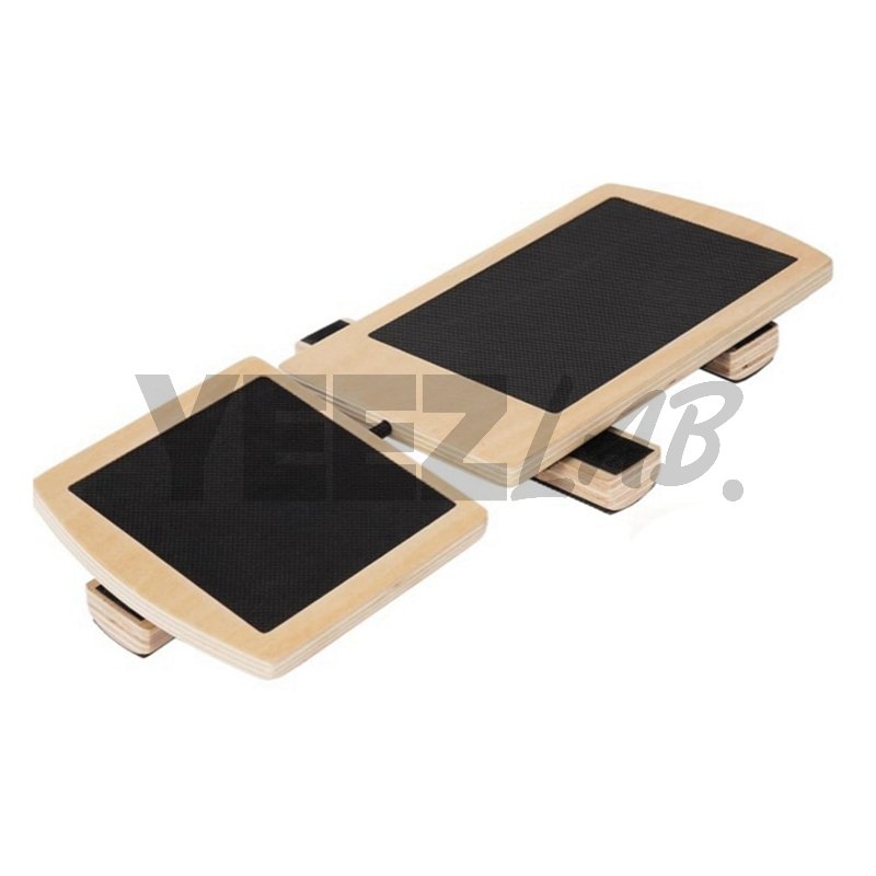 YeezLab™ Single Leg Balance Board – Wooden Ankle Strengthener & Stability Trainer