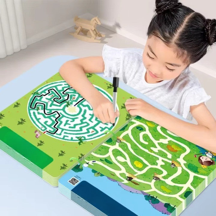 Fun Interactive Learning Puzzle Book for Kids