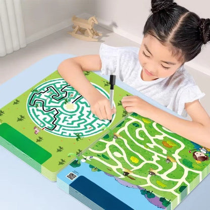 Fun Interactive Learning Puzzle Book for Kids