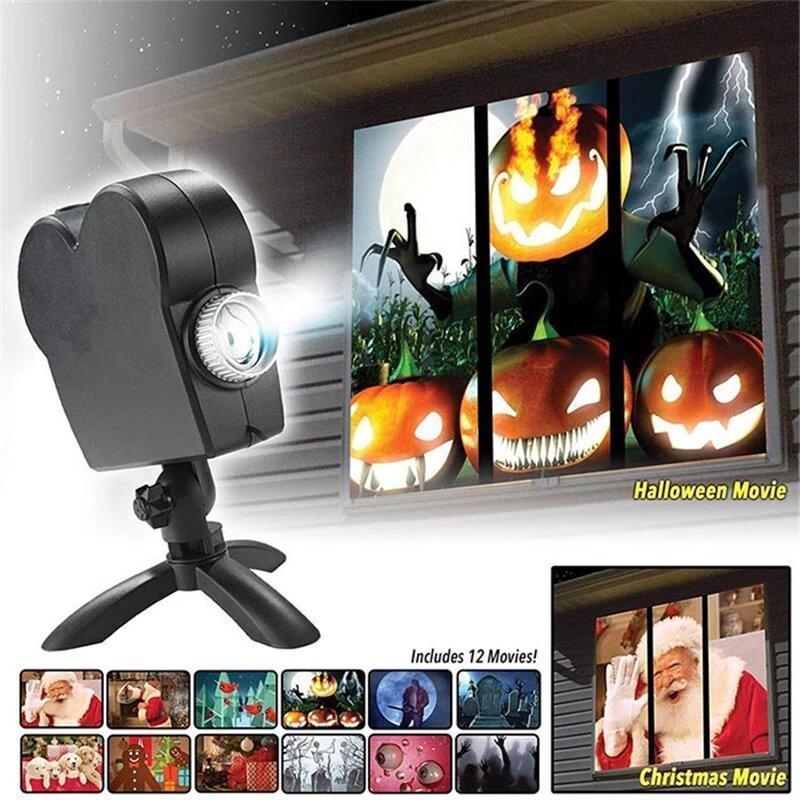 Halloween Holographic LED Projector Light Show - Yeezlab