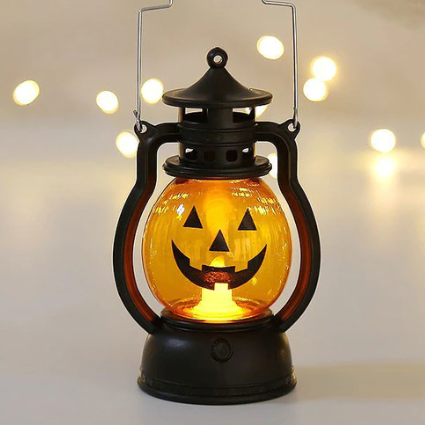 Small Spooky Pumpkin Lantern Light - Yeezlab
