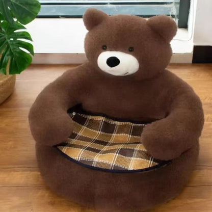Plush Large Pet Cozy Dog Bed