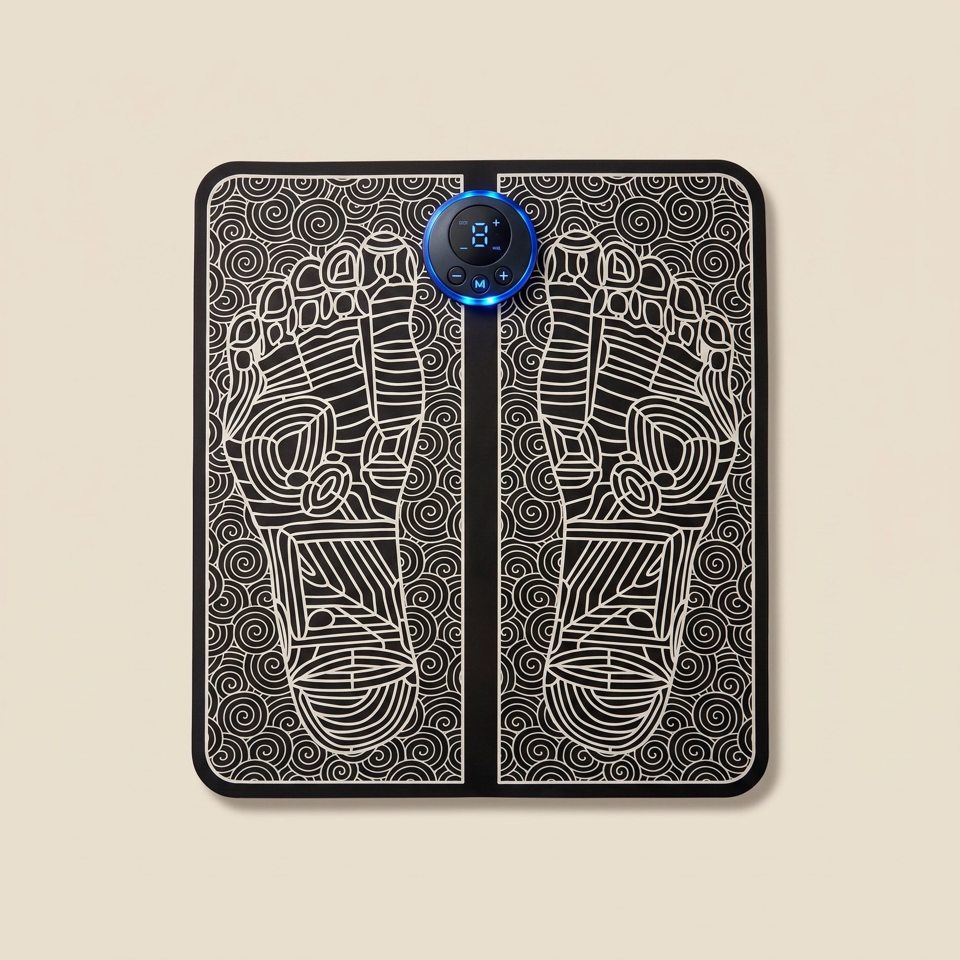 EMS Foot Massager - flat lay top view