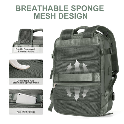 Waterproof Women's Hiking Backpack with USB Charger