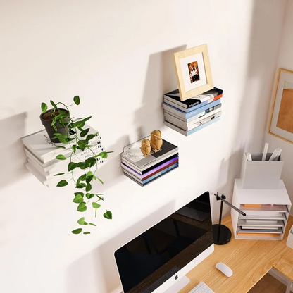 Floating Bookshelf Decorative Wall Shelves