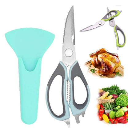 Premium 5-in-1 Kitchen Shears for Easy Food Prep
