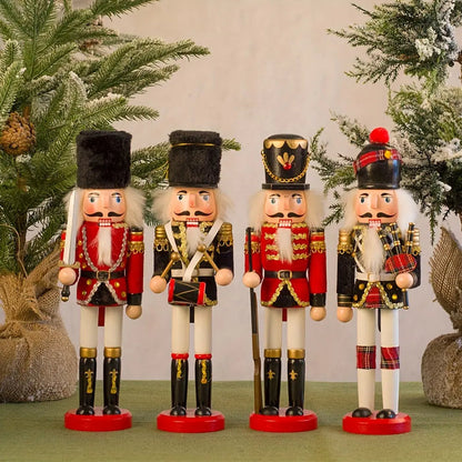 Classic Wooden Christmas Nutcracker Decor