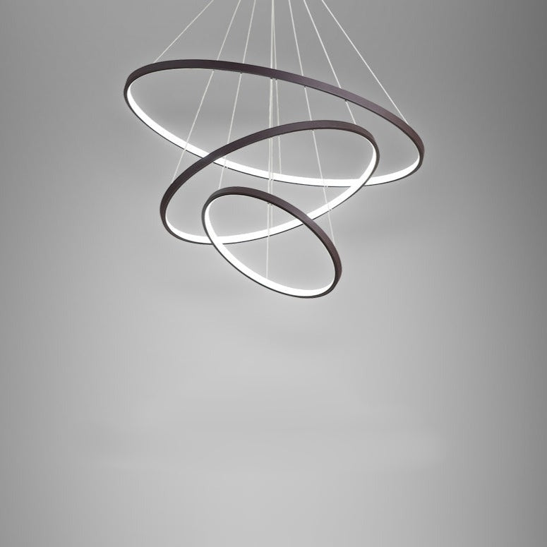 Circular Crystal Pendant Light