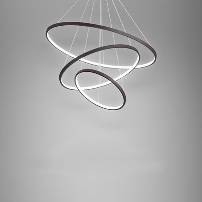 Circular Crystal Pendant Light