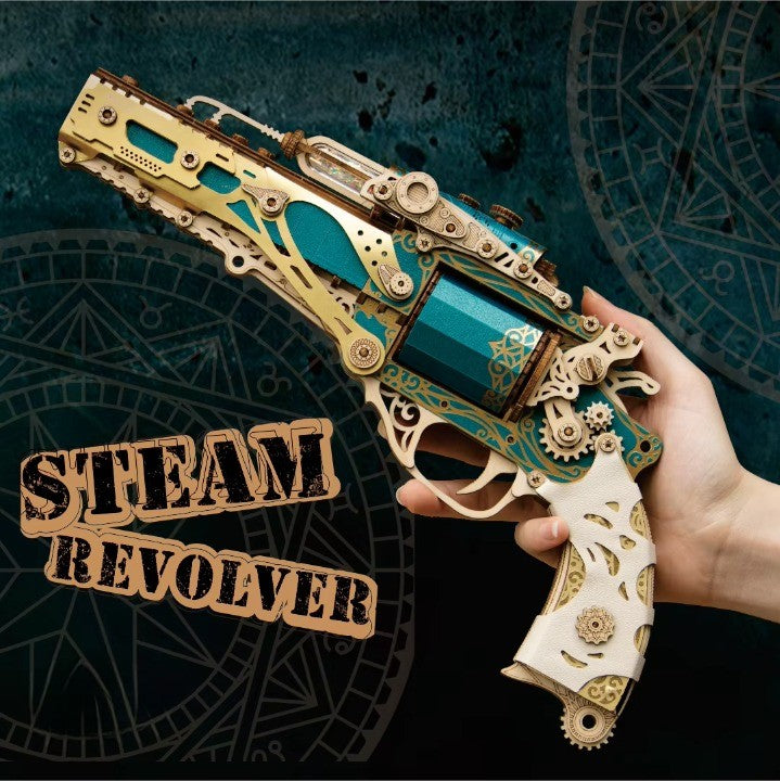 Handmade Wooden Puzzle Gun Toy Kit - Yeezlab