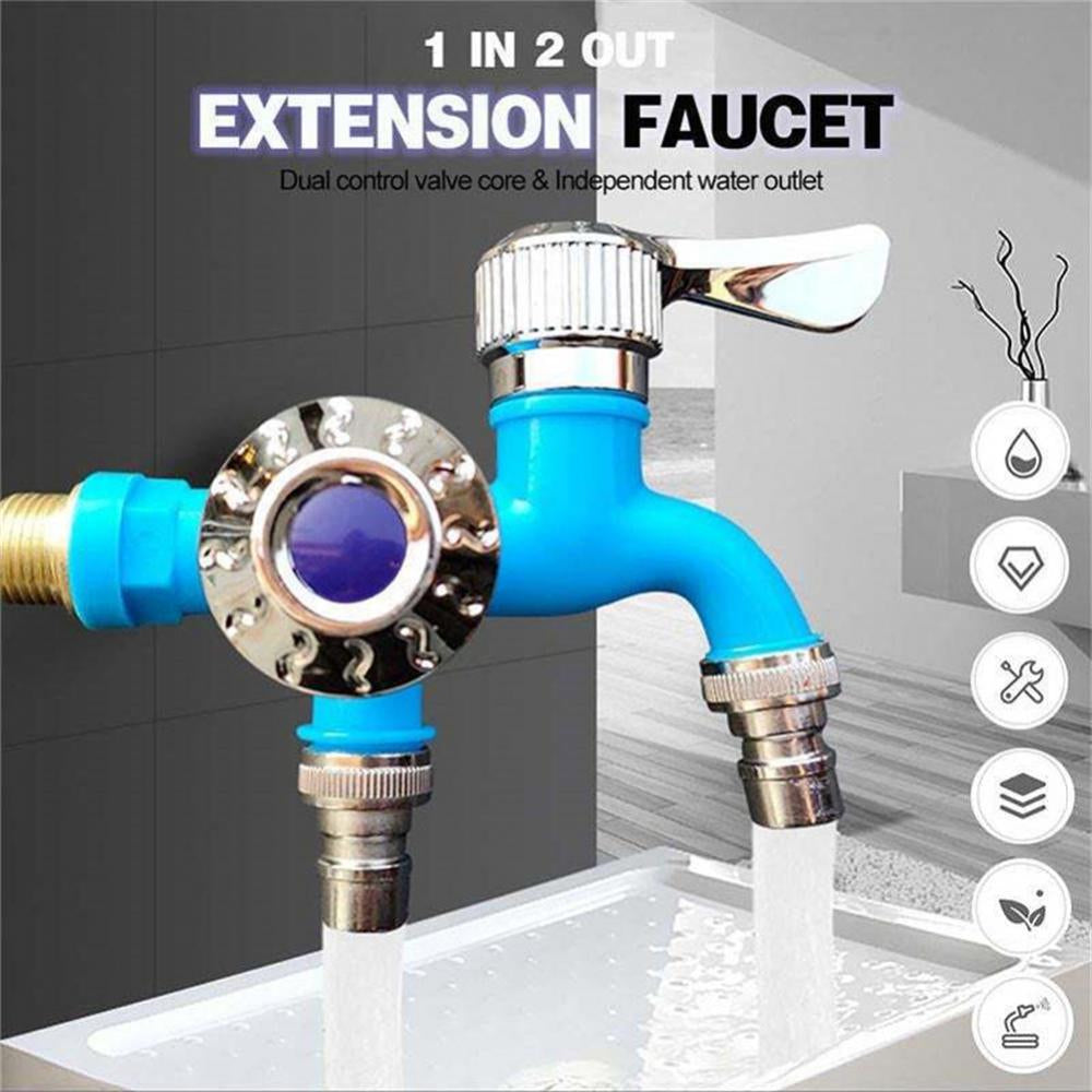 Dual Splitter Universal Faucet Adapter