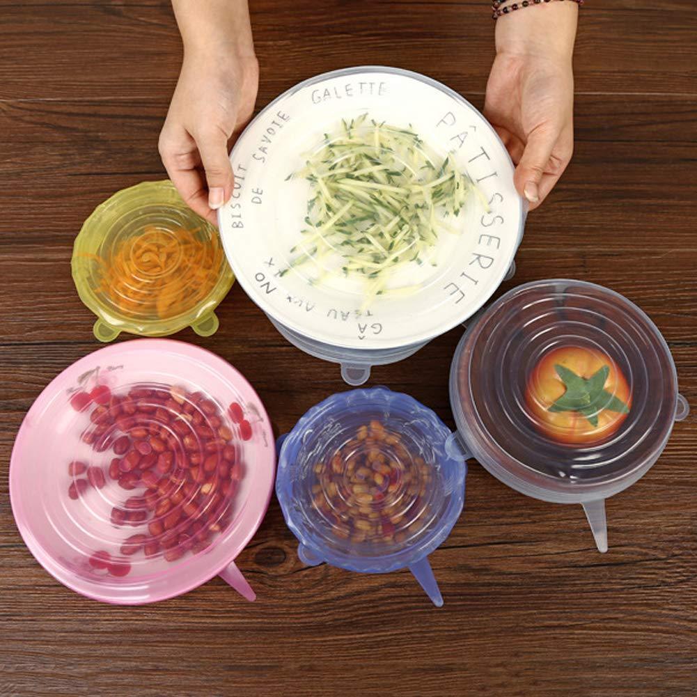 Yeezlab | Airtight Seal Fresh Food Storage Lids (6 Pack)