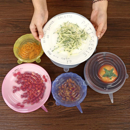 Yeezlab | Airtight Seal Fresh Food Storage Lids (6 Pack)